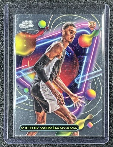VICTOR WEMBANYAMA 2023-24 TOPPS COSMIC CHROME #151 ROOKIE RC SPURS