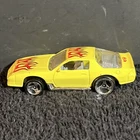 Vintage Hot wheels 1983 Chevy Camaro Z28 Yellow with Red Flames