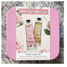 Love Beauty and Planet Hand Cream Set Rose Sandalwood Vegan 2 x 1oz