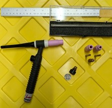 NEW WELDCRAFT Water-Cooled TIG Torch Body Handle Consumables Open Box ,