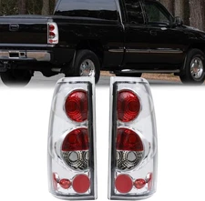 ‎Tail Light Fit For 1999-2006 Chevy Silverado,1999-2002 GMC Sierra 1500 Red 