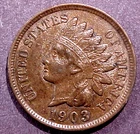 1903 INDIAN HEAD CENT.......AU......MIN. BID .01 & NO RESERVE!
