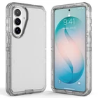 For Samsung S26 S25 S24 S23 S22 S21 S20 Transparent Clear Case Heavy Duty Cover