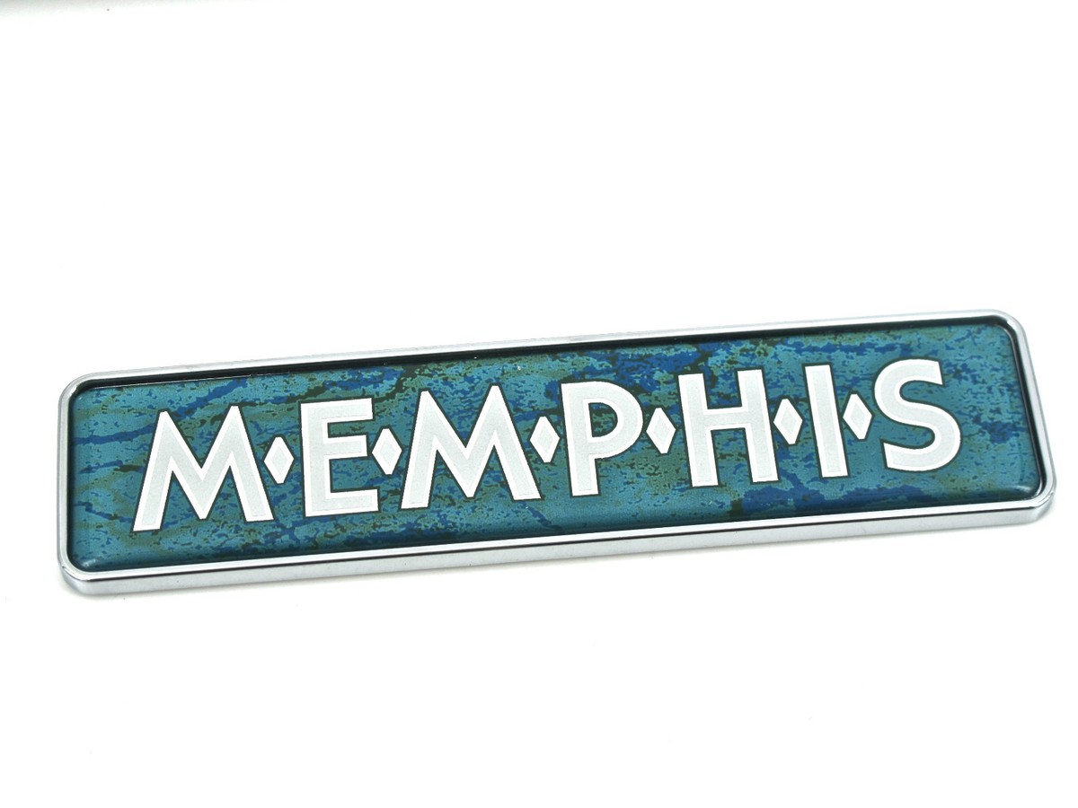 H.R Genuine New CITROEN MEMPHIS BADGE Boot Emblem For AX 1986-98