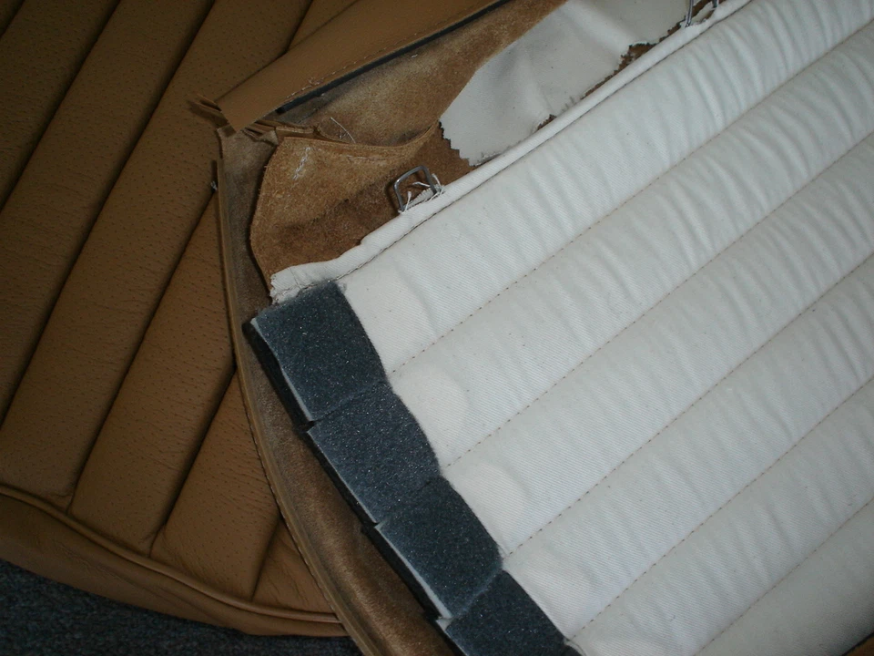Mercedes benz R107 Leather seat Covers 280SL 450SL 380SL 560SL W107 SL 1980-1989 - Image 4 of 4