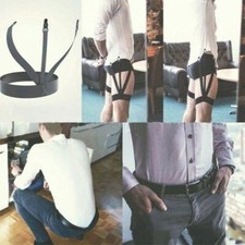 One Pair Gentleman Leg Elastic Male Shirt Suspenders Garter Holder Business Men