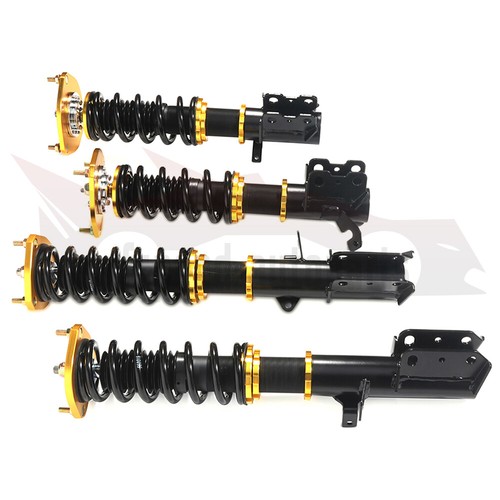 Kits de suspensión de amortiguadores Coilovers amarillos para Toyota Corolla 1988-1999 - Imagen 3 de 8