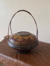 Chinese basket and Nepalese lunch box