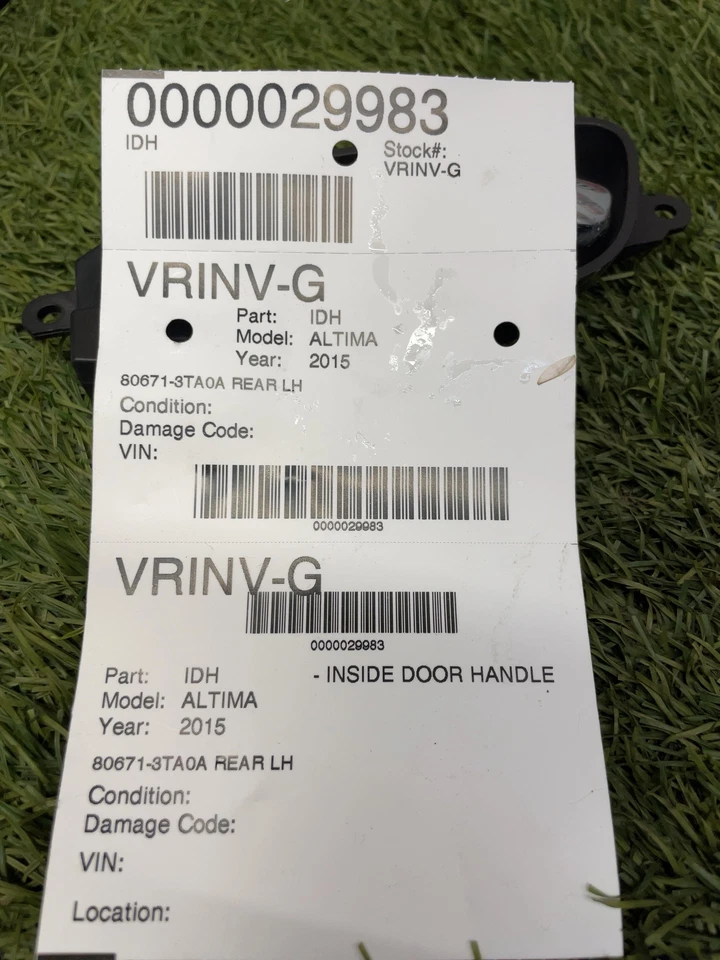 ✅ Manija de puerta interior Nissan Altima 2015 LH PN:80671-3TA0A OEM Foto 4 de 4