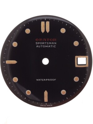 ORATOR Sportsman NOS Waterproof Scuba Divers Automatic Date Watch Ref. 1573-666