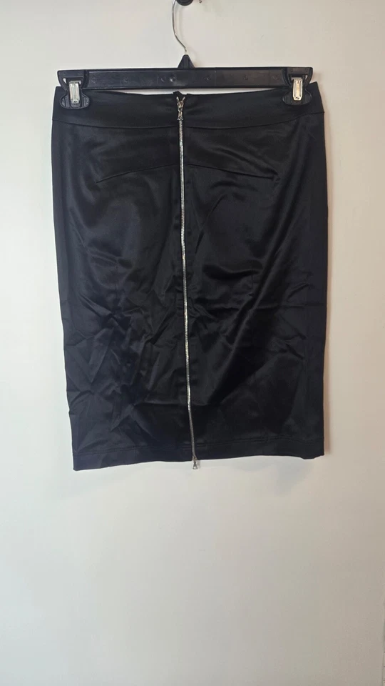 Lida Baday 经典黑色铅笔女式裙 8 码服装时尚后拉链 — 第 4/4 张图片