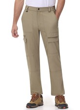 Men's Hiking Pants 6 Pockets Lightweight Quick Dry Fishing Climbing Walk Pant