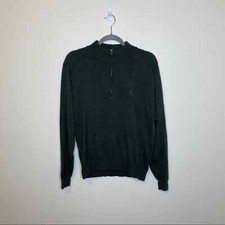 Cutter  Buck Half Zip Long Sleeve Green Pullover