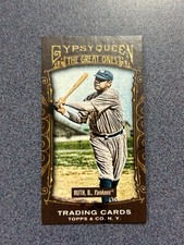 2011 Topps Gypsy Queen mini The Great Ones #GO28 Babe Ruth @QS61