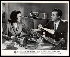 RAY MILLAND + Gene Tierney in CLOSE TO MY HEART (1951) PORTRAIT ORIG PHOTO C 5
