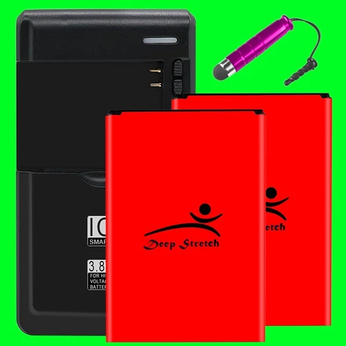 Replaceable 2x 3580mAh Battery Desktop Charger Stylus for LG VOLT LS740 Phone