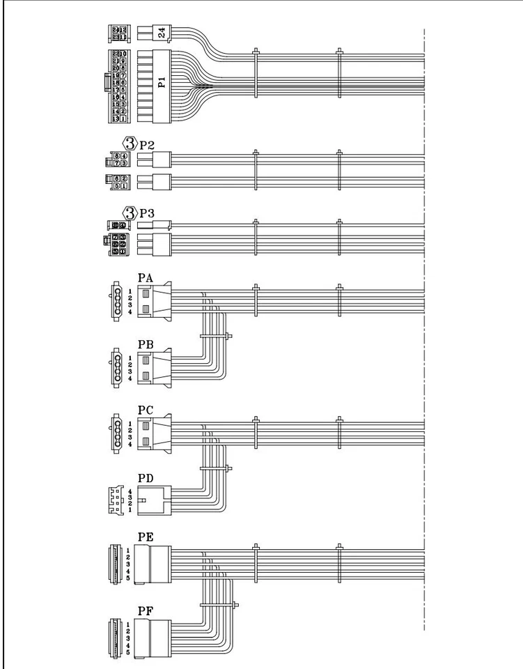 Alimentatore PC FSP400-70PFL(SK) ATX, funzionamento continuo 24/7!, server/workstation, 85+ - Immagine 4 di 4