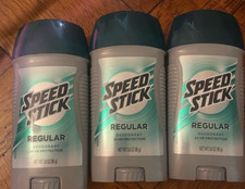 Speed Stick REGULAR Deodorant Antiperspirant 24HR Protection 3oz x 3PK.