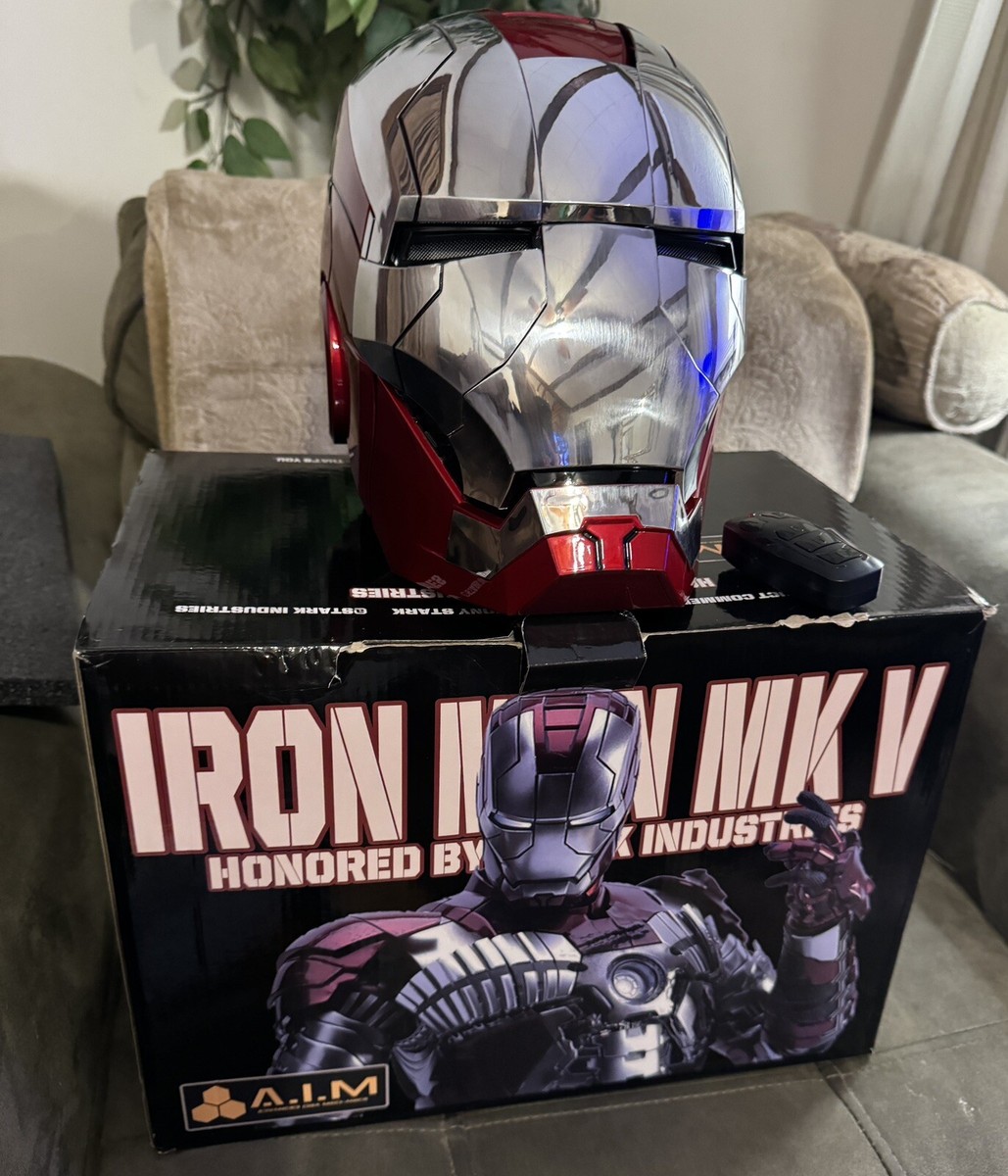 Iron Man Helmet Mk V Open Box | eBay