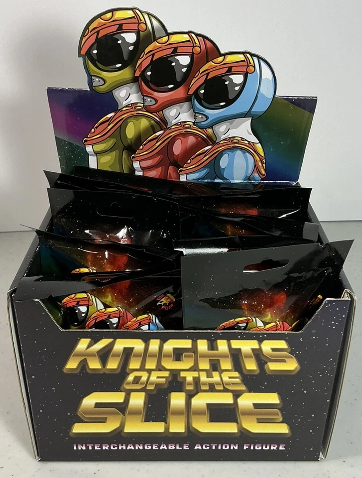 Knights of The Slice Glyos Brick Knight - 2015 Paquete Único NUEVO Homenaje Rangers Foto 2 de 4