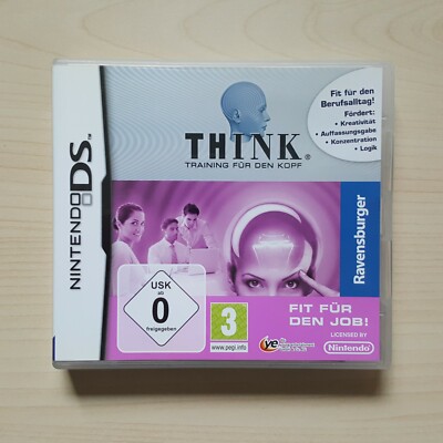 Think Fit für den Job in OVP mit Anleitung Nintendo DS NDS Boxed