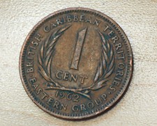 1962 East Caribbean States 1 Cent