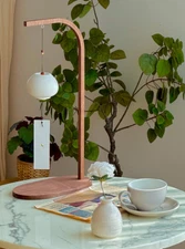 Moon Jar Wind Chimes Bells Korean Room Outdoor Home Decor Hand-crafted Gift