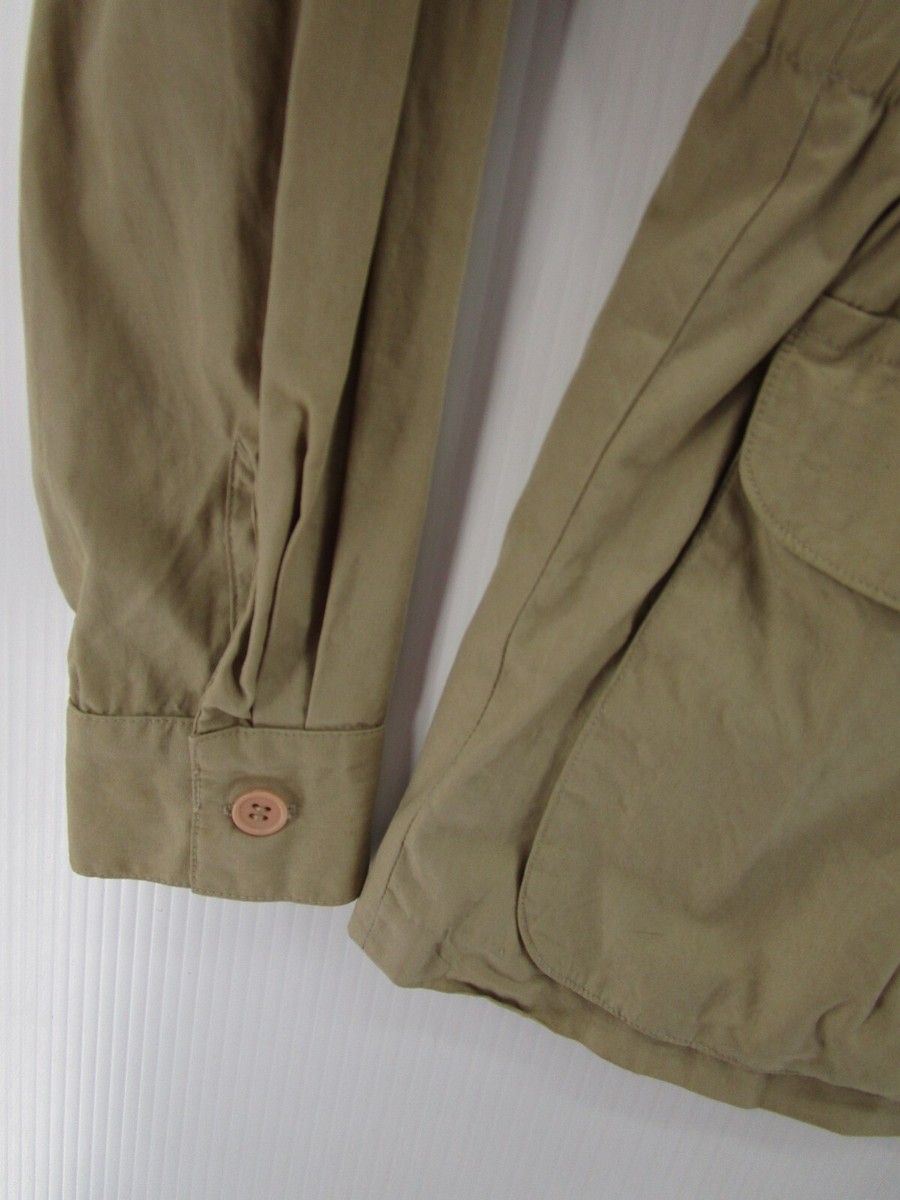 Veste Légère Fenn Wright Mason En Lin Rouge Brique 100% - Taille 12, Bord à Volants, Neuve Sans étiquette