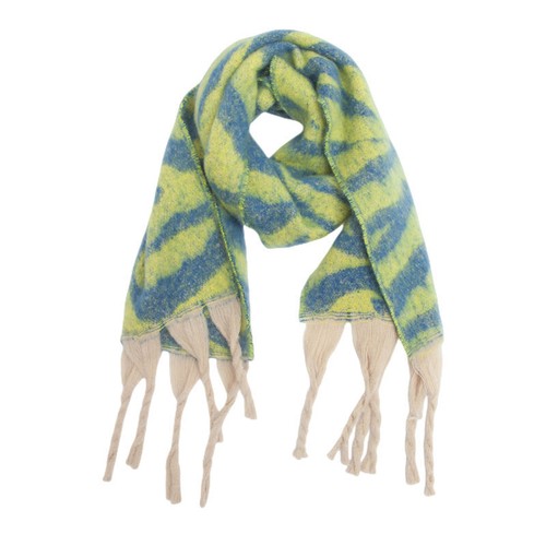 Sciarpa inverno/autunno sciarpa jacquard sciarpa moda modello zebra sciarpa spessa nappa - Foto 10 di 22