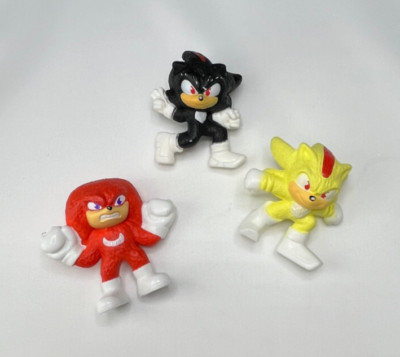 2024 McDonald s Happy Meal Sonic 3  Hedgehog Movie  Shadow Super Sonic Knuckles