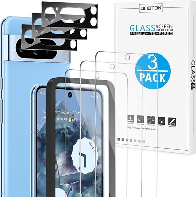 6 in 1 Screen Protector for Google Pixel 8 Pro Screen and Camera Lens Protector