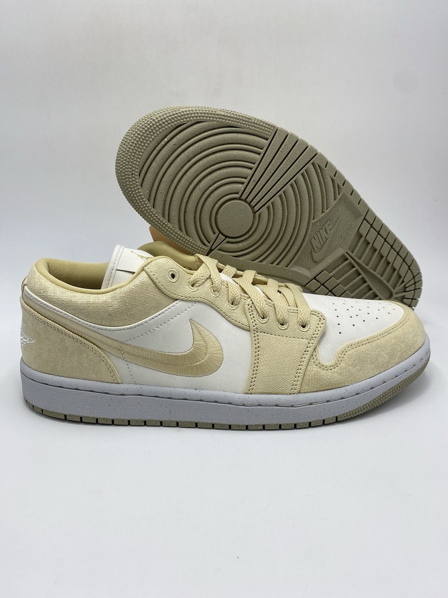 Nike Wmns Air Jordan Low SE Team Gold Sail Shoes (FN3722 701) Wmns Sz 12