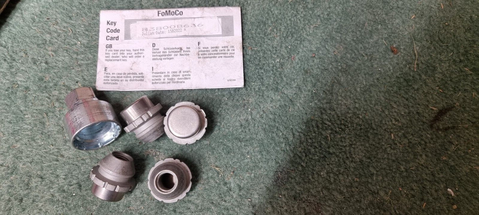 Genuine Ford Ranger Focus Fiesta EcoSport Alloy Wheel Locking Wheel Nut