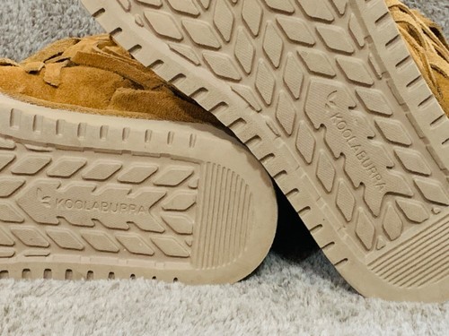 Koolaburra by Ugg Tan Boots Boho Fringe SUPER CLEAN Shearling Fur sz 9 Womens - 第 7/11 張圖片