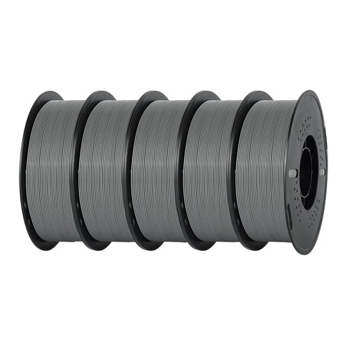 Filament d'imprimante 3D Kingroon PLA 1,75 mm 5 kg faisceau bobine 1 kg/rouleau FDM noir - Photo 17/22