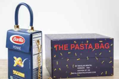 Nikolas Bentel limited edition Barilla Pasta Purse - Brand New In Box