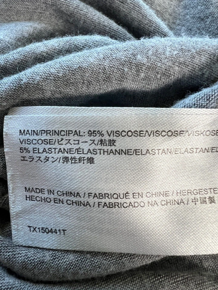 Camiseta sin mangas para mujer The Fifth gris XS con tiras fluida Foto 3 de 4