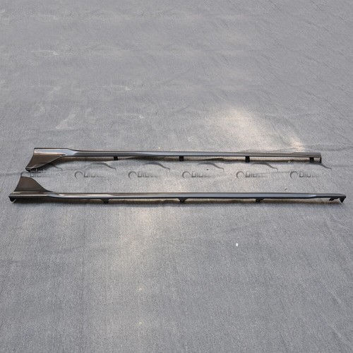 Extensión de faldas laterales de fibra de carbono delantal labial estilo MU para Honda Civic FK8 tipo R - Imagen 9 de 12
