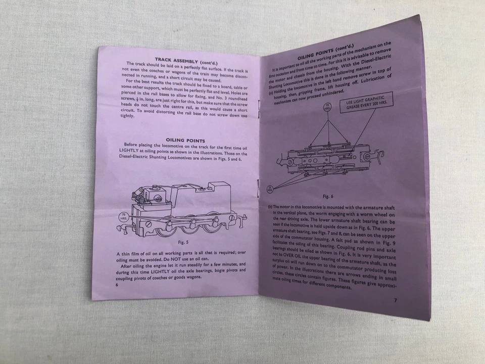 Original Hornby Dublo Instructions For 3-Rail 0-6-0 Shunting Locomotive 3231 GC - Image 4 of 4