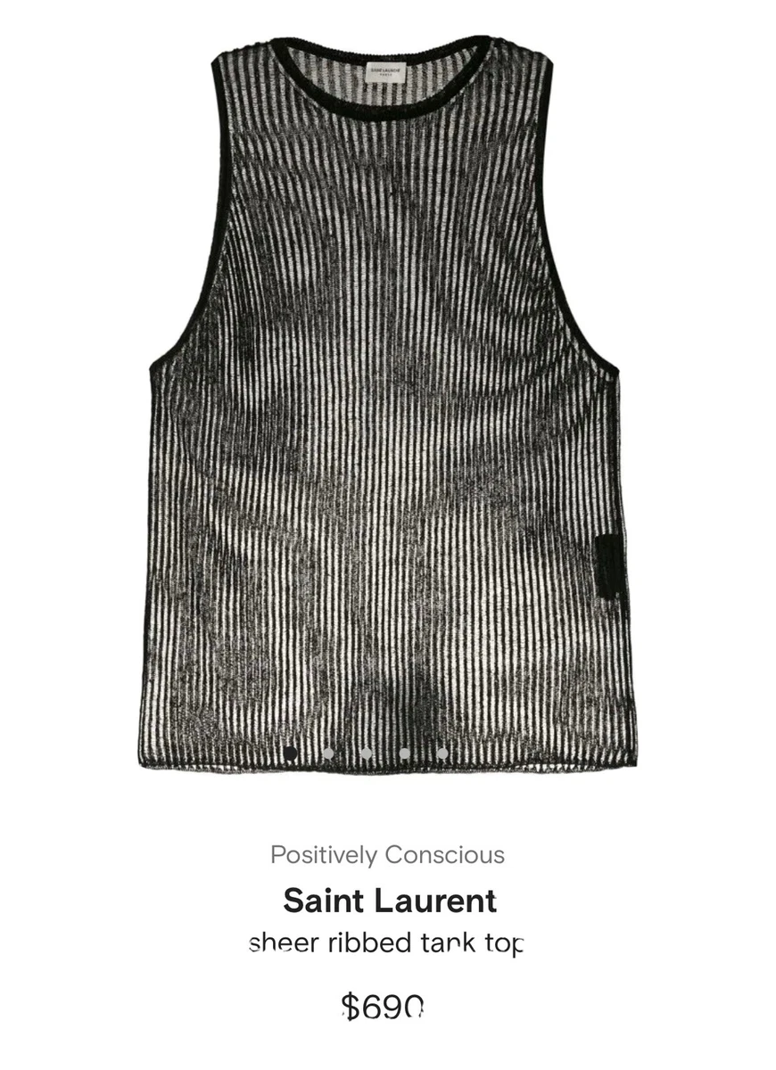 Saint Laurent Tank Tops for Women for sale | eBay