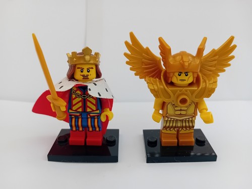 Lego Minifigure King, Warrior, Tribal Woman, Cowboy costume, Cyborg, Spider Lady - Picture 3 of 5