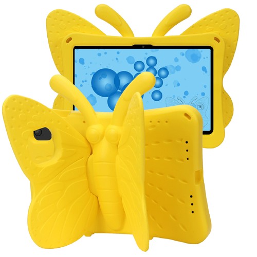 For Amazon Fire Max 11/HD10+/HD8 2024 Rugged Kids Butterfly Stand Silicone Case - 第 12/62 張圖片