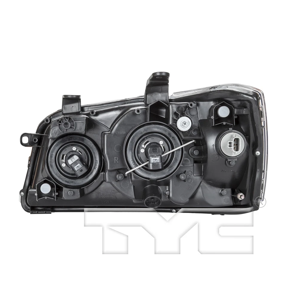 Conjunto de faros izquierdo derecho TYC 2x para Toyota Highlander 2001 a 2003 Foto 3 de 4