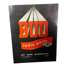 1949 Bud Radio Parts Incorporated Catalog With Cost Sheet Vintage 20+ Pages VTG