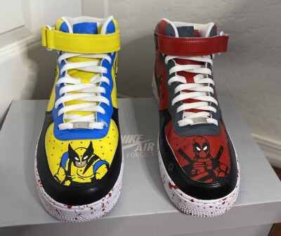 Deadpool Shoes Nike Tenis Deadpool Jordan Custom Made Air