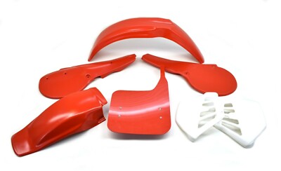 ホンダ　cr125 部品セット Plastic Kit 81 CR125 R Front Rear Fenders Side Panels Front Number