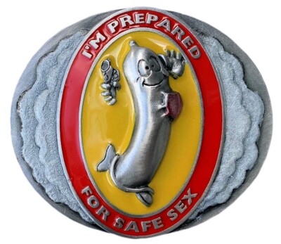 Im Prepared Novelty Funny Rude Belt Buckle