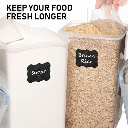 Set of 2 Extra Large 8.5L Food Storage Containers with Airtight Lids Retails - Picture 19 of 23