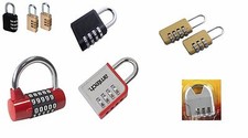 Digit Locker Combination Padlock Gym  Shed Bike Locker Van Tools Garage Cash