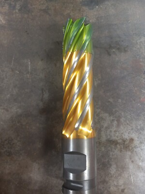    1.925-2-6.5-10'' NIAGARA 6 FLUTE END MILL WITH CUTTING TIP, E101 .